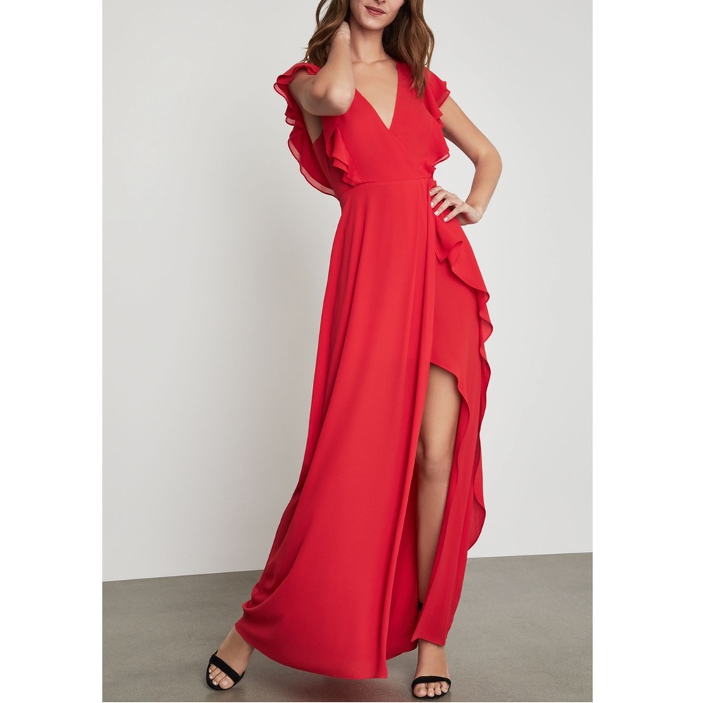 BCBGMaxAzria Callie Red Formal Dress